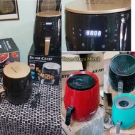 AIR FYER 4.5 -6 Liter SILVER CREST SCREEN TOUCH (READY STOCK - GERMAN TEKNOLOGI) MALAYSIA PLUG & 5.2
