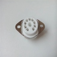 1pcs Ceramic tube socket 9 pin GZC9-D Tube sockets seat Electrical Plug Chassis for 12At7 12AX7 12AU