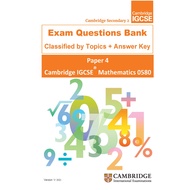 PRINTED💥IG4 🟩 Cambridge IGCSE Mathematics 0580 - Extended | Topical Questions + Answer IGCSE Maths E