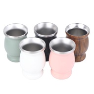 【SEBG】 Yerba Mate Cup 304 Stainless Steel 8oz Argentine Yerba Mate Gourd With illas Hot