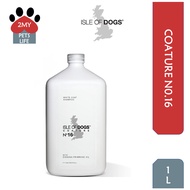 ISLE OF DOGS COATURE - NO.16 WHITE COAT WITH EVENING PRIMROSE OIL DOG SHAMPOO 1L