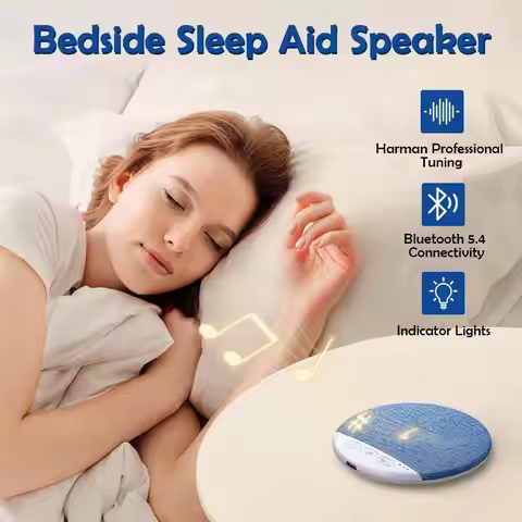 Bedside Sleep Aid Speaker Professional Harman Tuning Technology Under-pillow Speaker Bluetooth 5.4 H