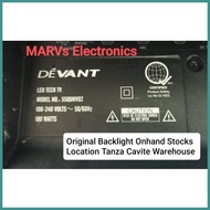 ☂ ⊙ ✧ Backlight Set 55inch Devant 55QUHV02 Smart Led Tv 2strip edge type Originally fit Brandnew