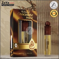 CHOCOLATE MUSK Al-Nuaim Non-Alcoholic Attar Roll-on Perfume 8ml Unisex Minyak Wangi Al Nuaim [Ready 