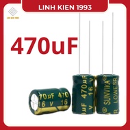 SET OF 4 Capacitors 470uF 16V capacitors 470uf16v