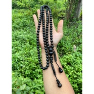 Tasbih Teras kemuning hitam Asli saiz 10mm 99 biji