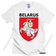 2025 NEW Handsome Men T Shirt Belarus Pogonya Flag Tee Cotton Clothin IQWQ