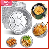 Aluminum Tray Pan Round Loaf Pan With Lid Food Container 8 Inch