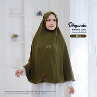 Arafa Hijab - Khimar DHYANDA L | Jilbab Instant Syari Pet Antem | Kerudung Langsung Bahan Wolfis Pre