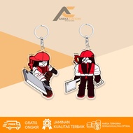 GANTUNGAN Roblox Forsaken Butcher Vanity Keychain Butcher Vanity Keychain
