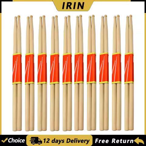 IRIN 5A/5B/7A Drumsticks Maple Drum Sticks Marching Drum Snare Drum Drumsticks Professional Percussi