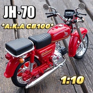 Die Cast Motor 1:12 JH-70 CB100 Motor Bike Diecast Vehicle Models Collection