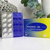 Magnesium and Vitamin B6 TN Supplement Pills Help Sleep Well, Reduce Cramps - box of 100 pills