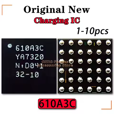 1-10pcs Original New 610A3C SN2610A0 USB Charging ic For iPad 8 2020 10.2 IPAD10 2022 Pro3 11 12.9 3