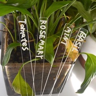 Transparent Transparent Acrylic Outdoor Label Marking Plant Label DIY Garden Vegetable Classificatio