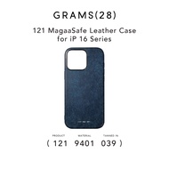 Grams(28) 121 MagaaSafe Leather Case for iP 16 Series