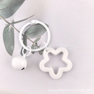 Colorful Five-pointed Star Acrylic Keychain Pendant Small Fresh Couple Bag Decoration Dopamine Earph