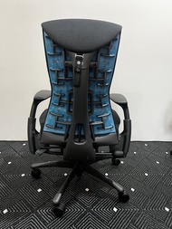 เก้าอี้ Herman Miller รุ่น Embody x Logitech Gaming Chair  สี Black & Blue Limited