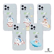🇰🇷Doraemon Space iPhone Clear Case 叮噹 多啦A夢 宇宙太空 透明手機套 （適用於 多款手機 型號 歡迎查詢 ）iPhone13 iPhone12 iPhone11 