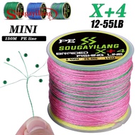 Sougayilang Super Strong PE Fishing Line Mini X+4 PE Fishing Line 12-55 LB PE Fishing Line Strongest