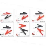 1pair Alligator Crocodile Clip clamp Connector Socket Plug PVC Handle Test Probe 4mm banana plug ele