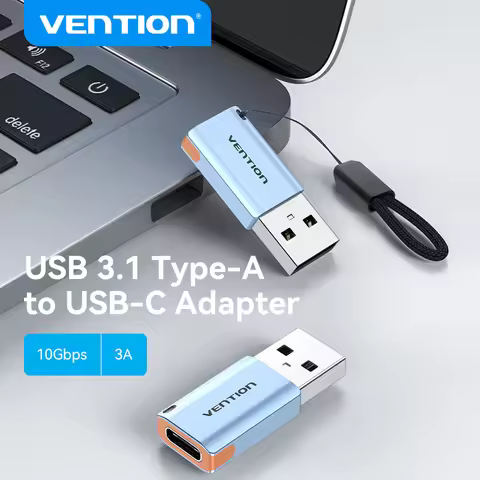 Vention USB3.1 OTG Adapter Type C OTG Adapter 10Gbps USB A Type C Female Converter for Laptop Samsun