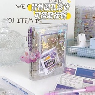 新品现货镭射星星M5活页本炫彩PVC手帐本a7手账本子活页外壳配内页拉链袋Laser Star M5 Loose-leaf Colorful PVC Hand20251202