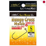 Dohitomi ODZ Range Cross Hook Florine Coat ZH-35 - Ultra Sensitive Ajing Jig Head Hook