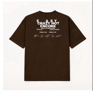 T換T‼️‼️‼️ le sserafim encore tokyo dome東蛋啡色t-shirt