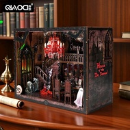 New Dark Family diy Small House Model House3D 3D Puzzle Wooden Handmade Doll House