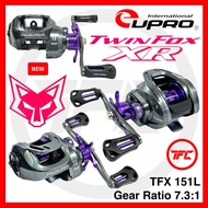 2025 New Eupro Twin Fox XR Baitcast Fishing Reel BC Baitcasting Speed Demon Twinfox Casting Cast