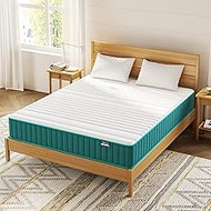 Swbvs Firm Queen Mattress, 10 Inch Cooling-Gel Memory Foam &amp; Pocket Spring Hybrid Mattress,Firm Feel,Queen Bed Mattress in a Box, CertiPUR-US Certified, Queen Size Mattress