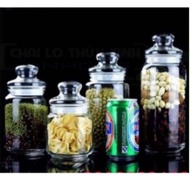 [HÀNG CHẤT LƯỢNG] Hũ Thủy Tinh Ocean Pop Jar Glass Lid  Hũ Nắp Thủy Tinh