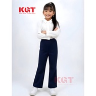 KGT Bamboo Mini Bootcut Kids P2 Size M-2XL Baggy Cutting Budak Bootcuts Scuba Slack Kanak-Kanak