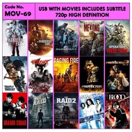 Usb With Movies Action Includes Subtitle MOV-69