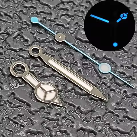 8215 Watch Hands and Blue Second Hand with Blue Luminous Hands for Miyota 8205/8215 Series Movements