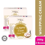Snow Whip Whipping Cream Powder Mix (100g) - Baking & Cooking + FREE Gift [TWIN PACK]