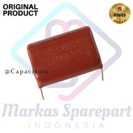 Kapasitor Capacitor YC CBB21 225K 630V | Milar CBB21 225K 400V