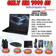 DELL PRECISION 7760 I9-11GEN NVIDIA RTX A500