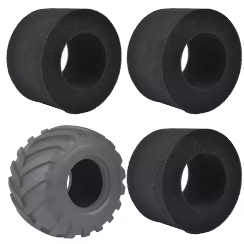 4PCS Foam Tires Inner Sponges for Tamiya CW-01 Chassis Lunch Box Unimog 406