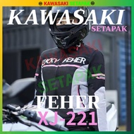 KAWASAKI [READY STOCK] RIDING JACKET (LADY) FEHER XJ-221 BLACK PINK