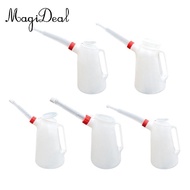[MagiDeal] Oil Measuring Jug with Spout Multipurpose Pot Portable Efficient Oil Jug White
