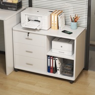 Printer File Cabinet Cabinet Data Wooden Movable Cabinet Cabinet Storage Low Objects Can Deskside Lo