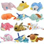 Pokemon Vaporeon Sleeping Plush Toy Charmander Eevee Sylveon Scorbunny Slowpoke Cubone Mew Pocket Mo