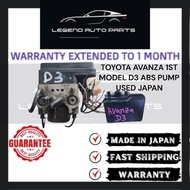 TOYOTA AVANZA 1ST MODEL D3 ABS PUMP USED JAPAN