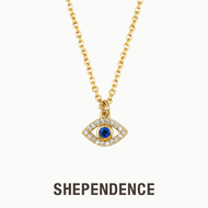 SHEPENDENCE สร้อยคอ LUCKY Evil Eye ประดับคริสตัลดวงตาผู้ปกป้อง