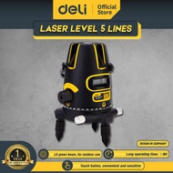 Deli Laser Level 5 Lines / Laser Level 5 Garis EDL332305 - PAWYOU STORE