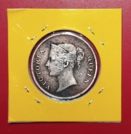 1pc Straits Settlements 1cent 1862 #28