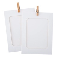 50Pcs Paper Picture Frames for 4x6Inch Paper Photo Frames,Kit DIY Cardboard Photo Hanging Display fo