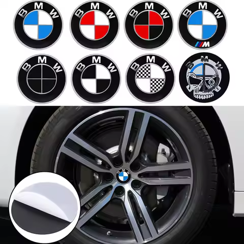 56/60/65mm Car Styling Wheel Center Cover Decal Hub Cap Badge Sticker For BMW 1 3 5 7 Series X1 X3 X